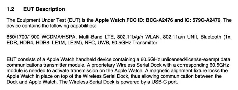Apple Watch 7, 60,5 GHz kablosuz veri aktarımını destekliyor