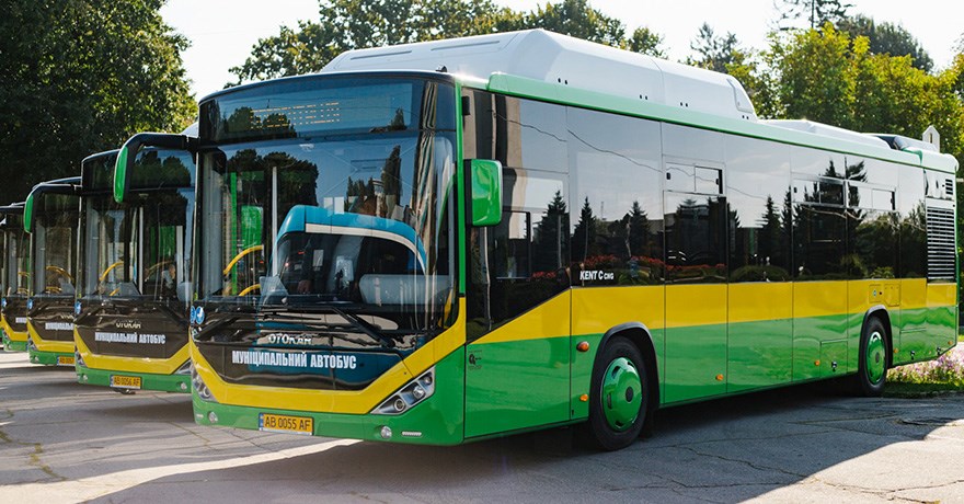 Otokar'dan Ukrayna'ya 10 adet doğalgazlı otobüs teslimatı