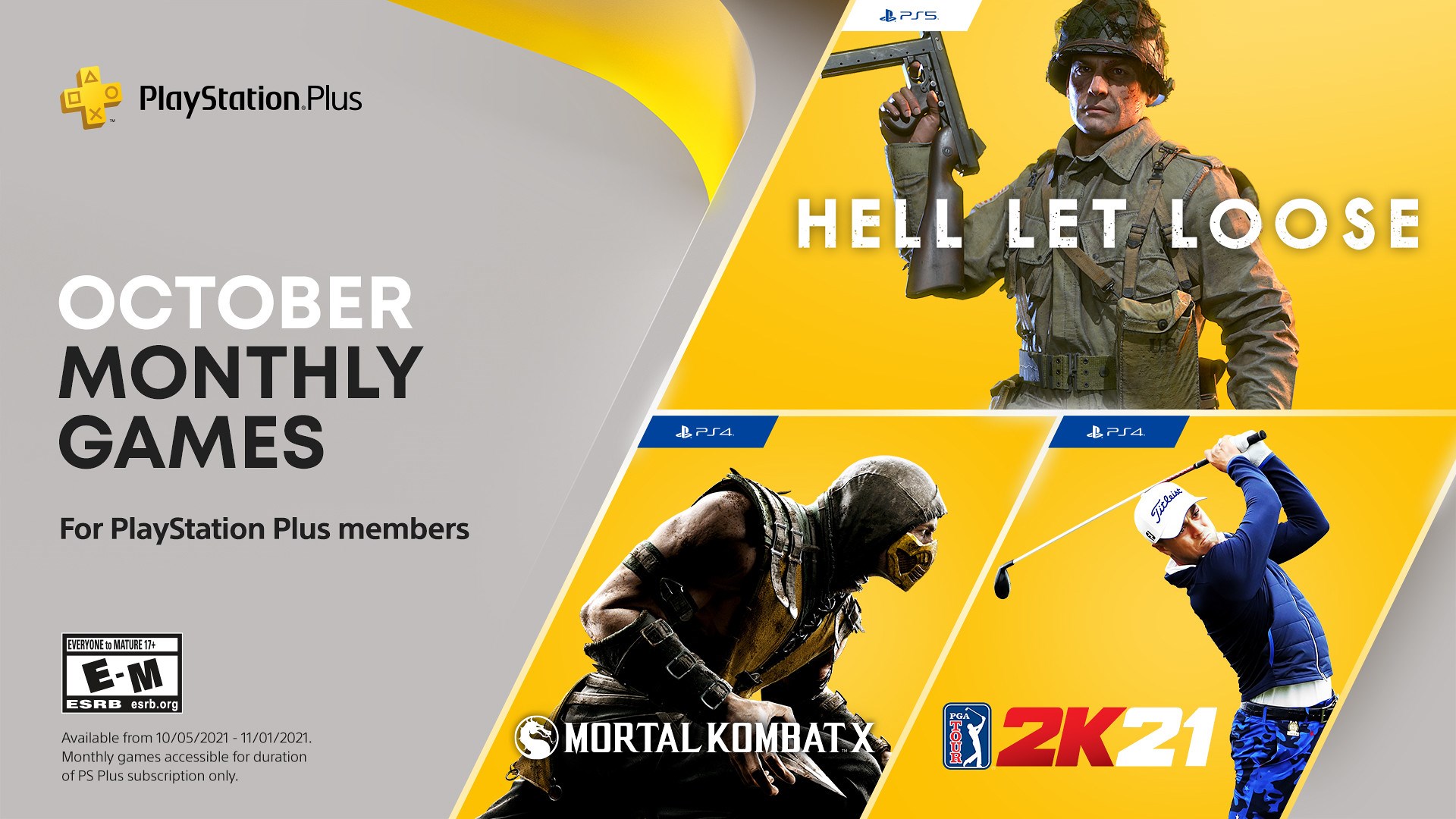 PS Plus Ekim 2021 oyunları resmi olarak açıklandı