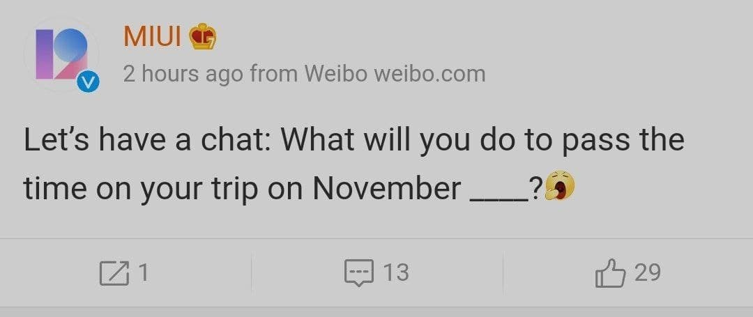 MIUI 13, Kasım ayında geliyor
