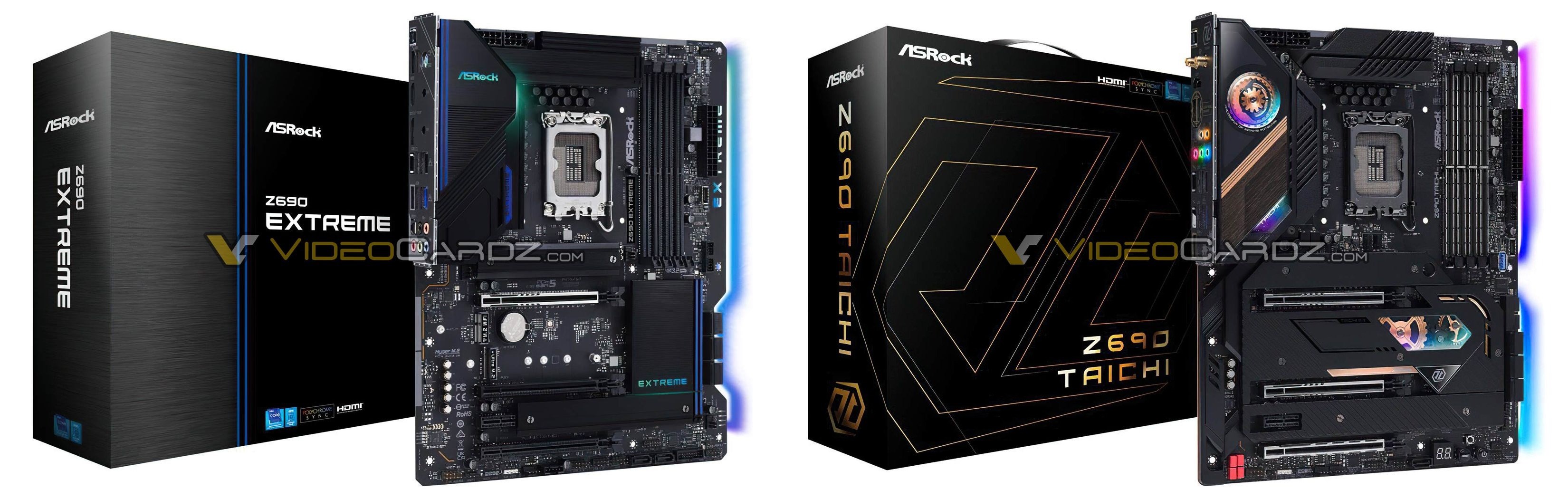 ASRock Z690 anakartlar görüntülendi