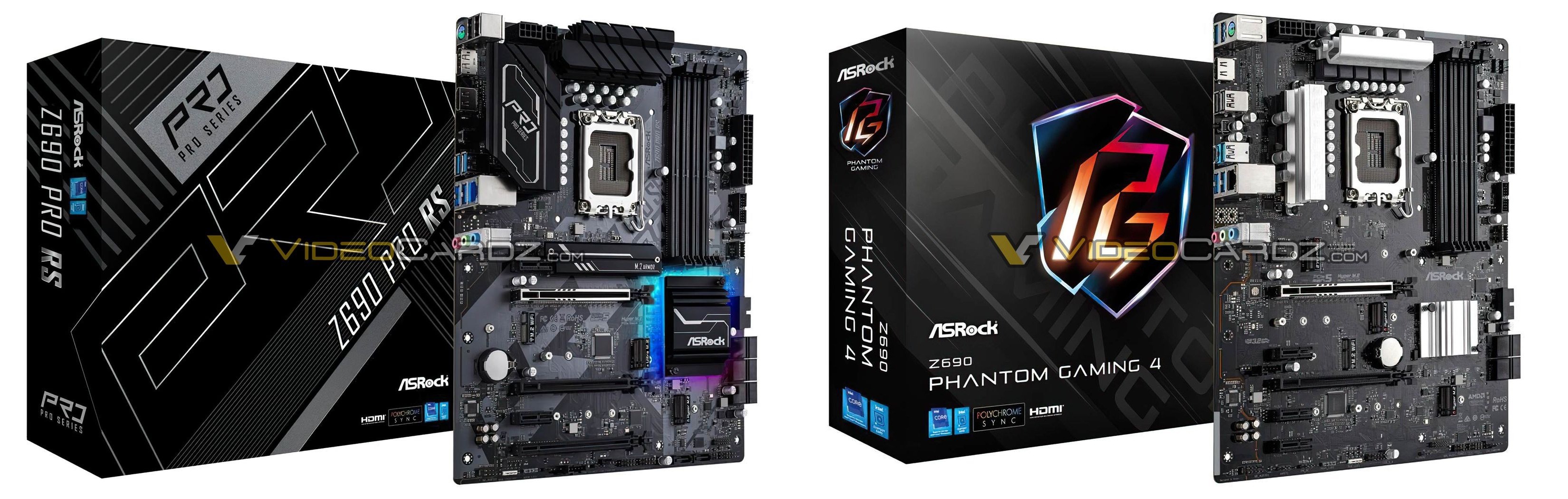 ASRock Z690 anakartlar görüntülendi