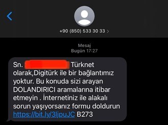 TurkNet adını kullanan dolandırıcılara karşı uyarı!