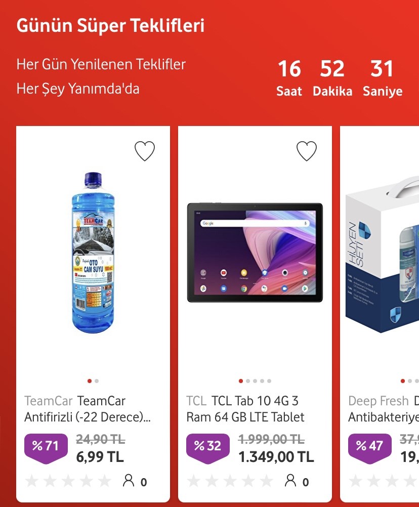 Vodafone'un e-ticaret platformu Her Şey Yanımda açıldı