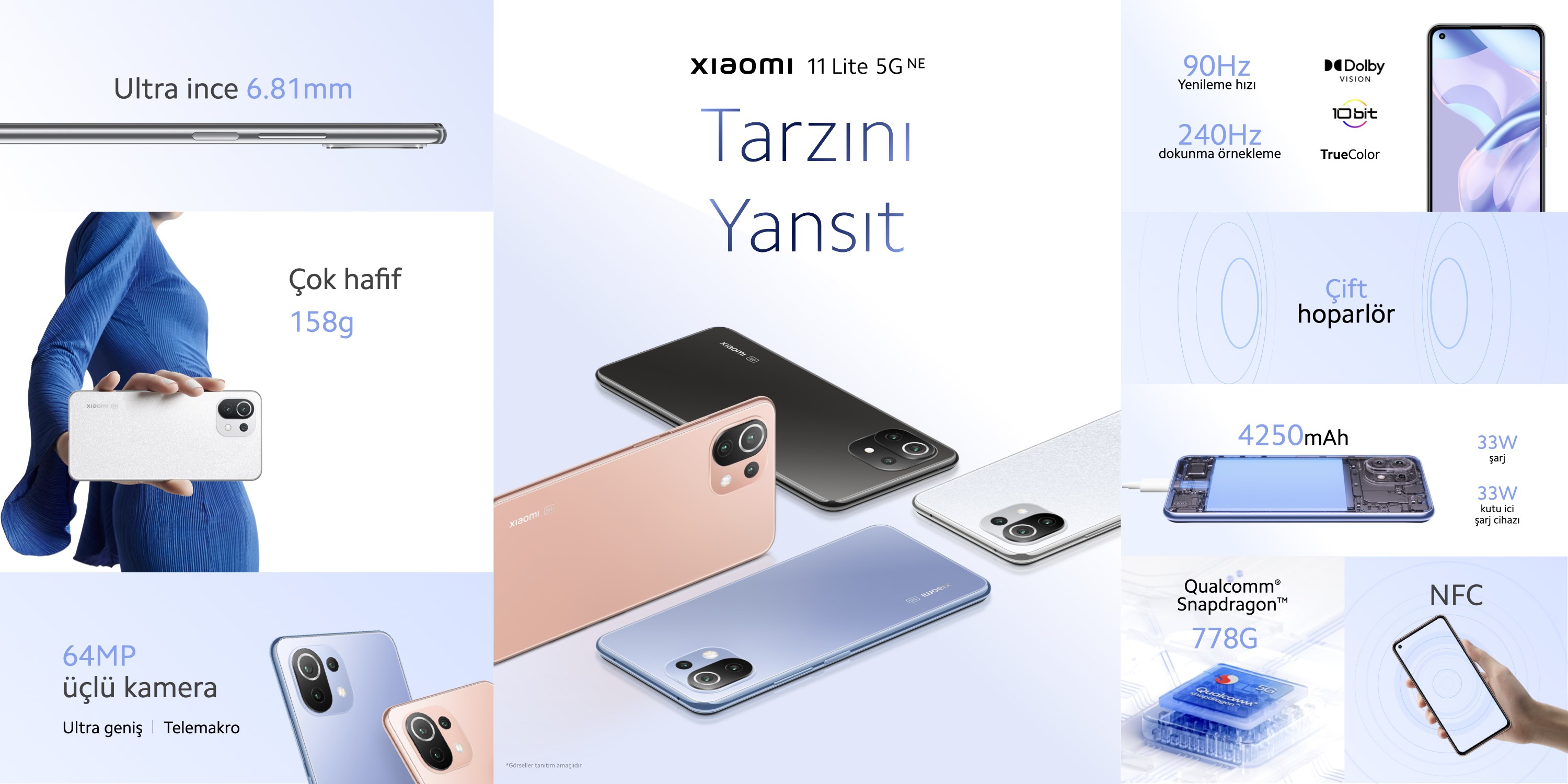 Xiaomi Mi 11T, 11T Pro ve Mi 11 Lite 5G NE Türkiye fiyatı