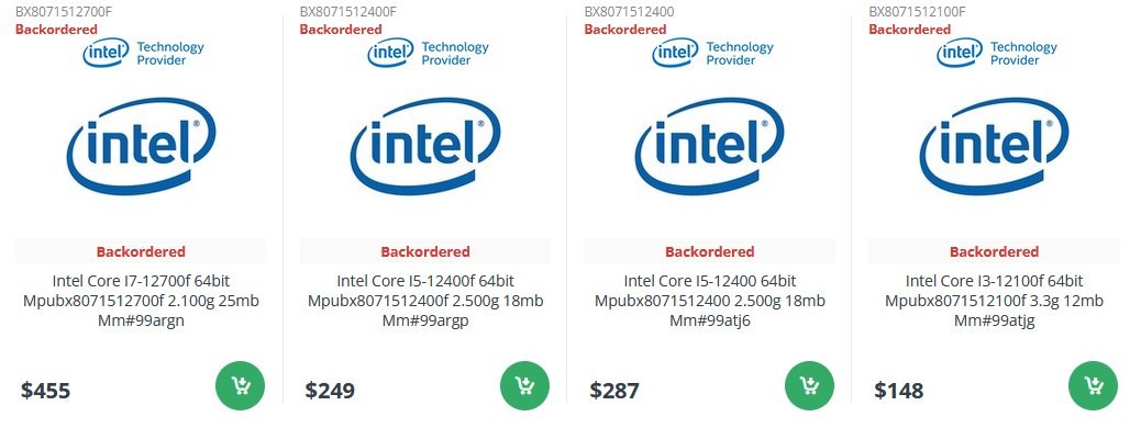 12.nesil i5-12400F, 200 dolar fiyat etiketiyle listelendi