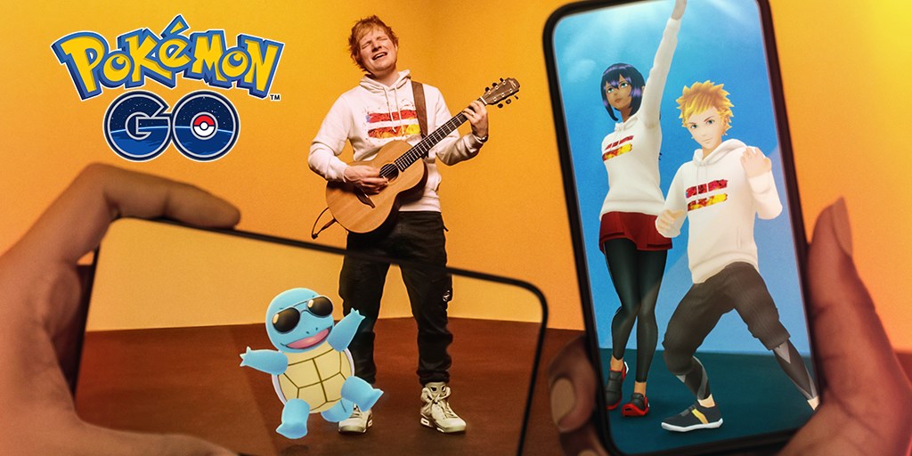 Pokémon Go ve Ed Sheeran
