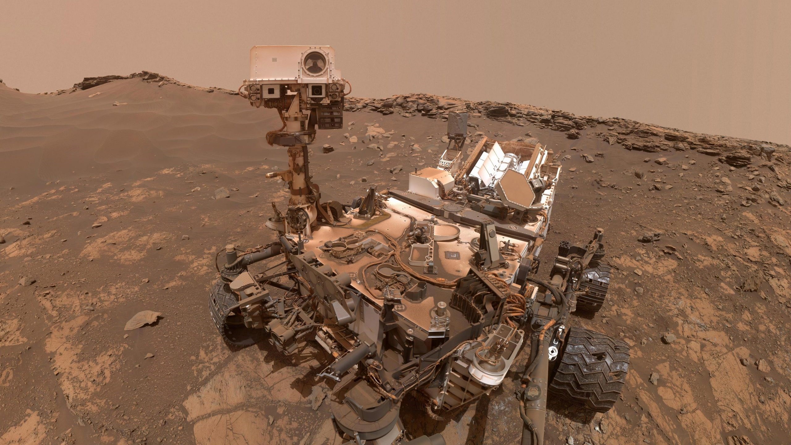 NASA'nın Mars aracından yeni bir fotoğraf paylaşıldı