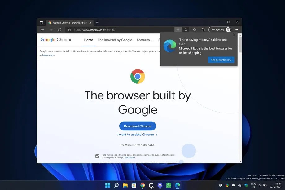 Microsoft, kullanıcılara Edge'nin Chrome'dan daha iyi olduğunu söylüyor