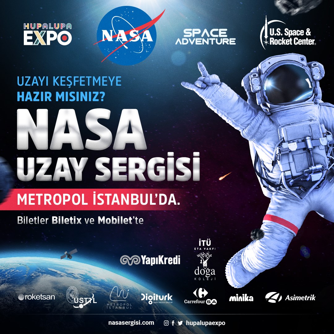 NASA Uzay Sergisi 8 Aralık'ta Türkiye'de