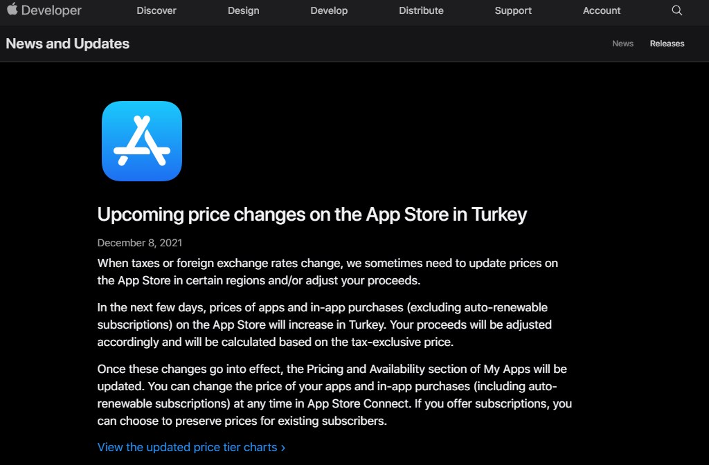 App Store fiyatları zamlandı! İşte yeni App Store fiyatları