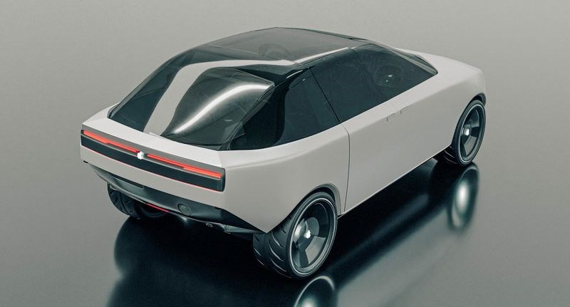 Apple Car arka görüntüsü