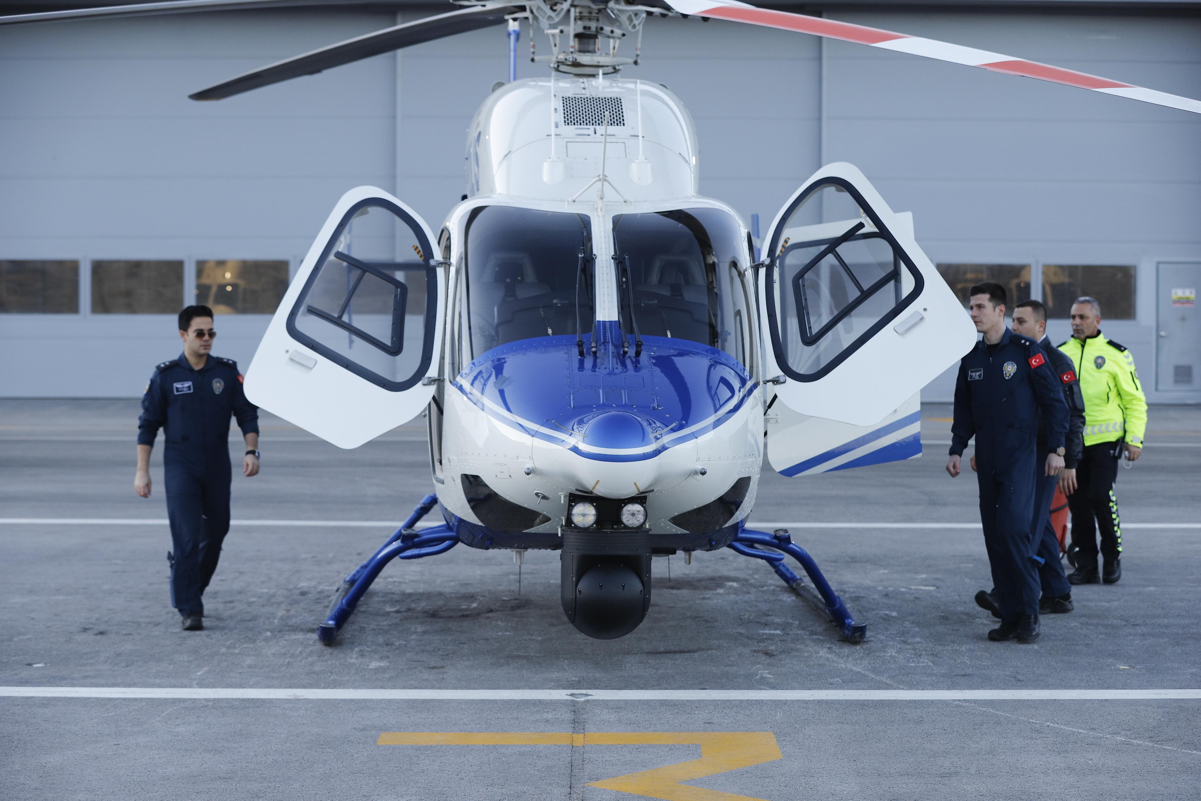 Helikopterli denetimde, kural ihlali yapan sürücülere ceza yağdı