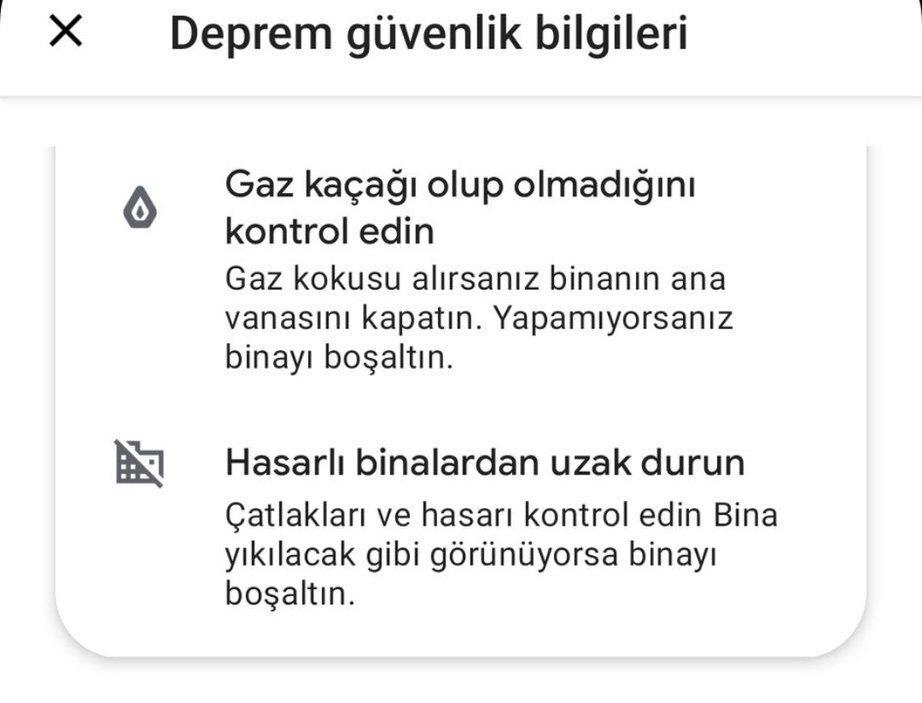 Google erken uyarı sistemi, Alanya depremini önceden bildi