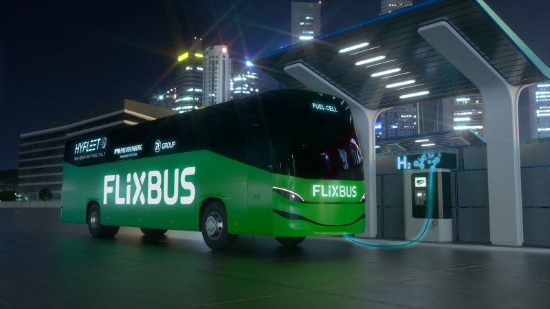 hidrojen yakıtlı şehirler arası otobüsler