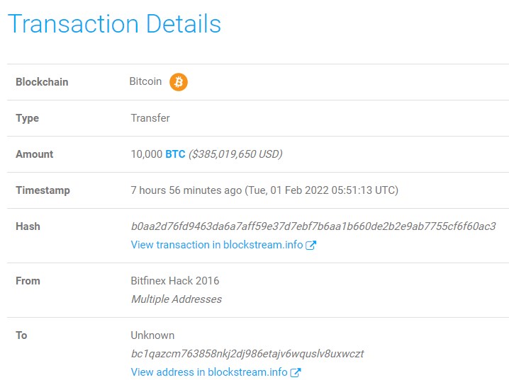 Bitfinex’ten Çalınan Bitcoin’ler Hackerlar Tarafından Taşındı