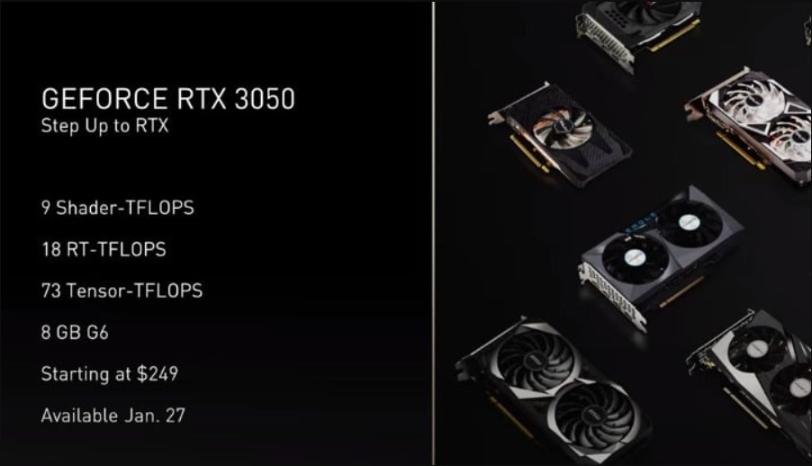 GeForce RTX 3050 8GB