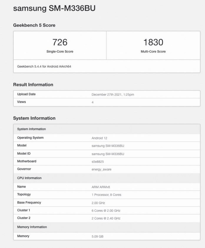 Samsung Galaxy M33'ün çıkış tarihi netleşti