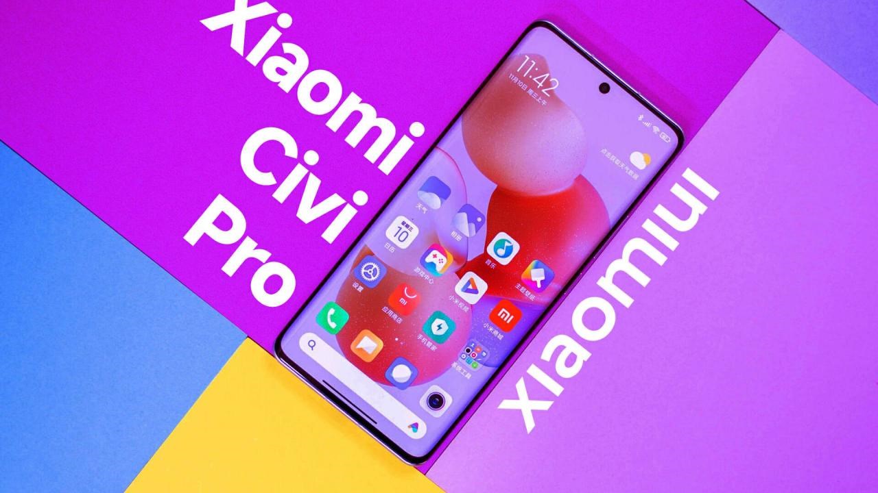 Xiaomi Civi Pro piyasaya sürülmek üzere