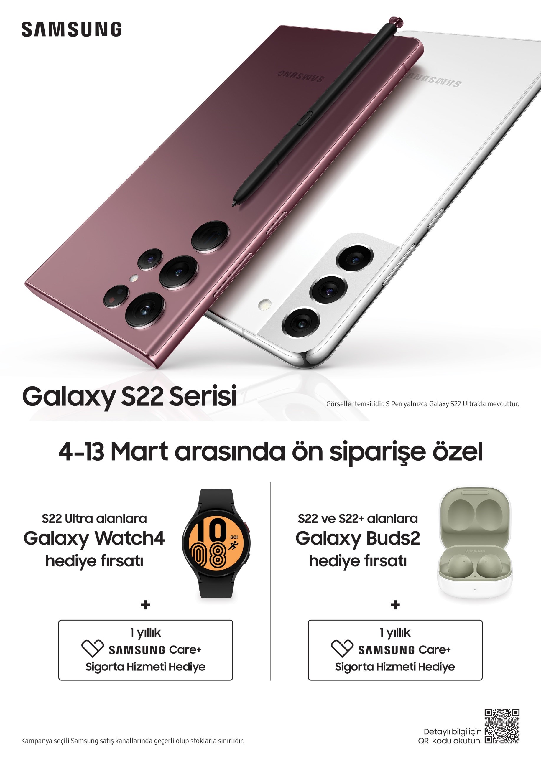 Samsung Galaxy S22 serisinin ön satış dönemine yoğun ilgi