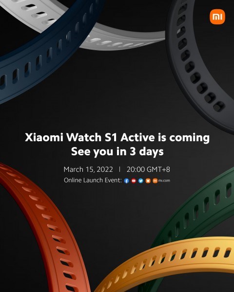 Xiaomi Watch S1 Active'in lansman tarihi açıklandı