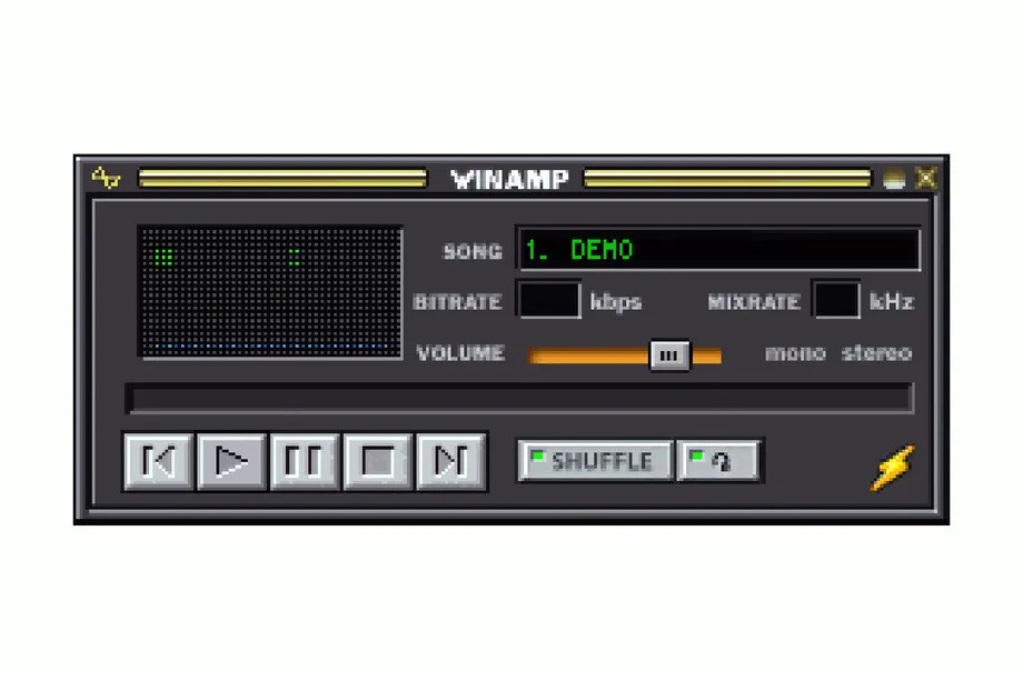 Winamp'ın orijinal 1997 görünümü NFT olarak satılacak