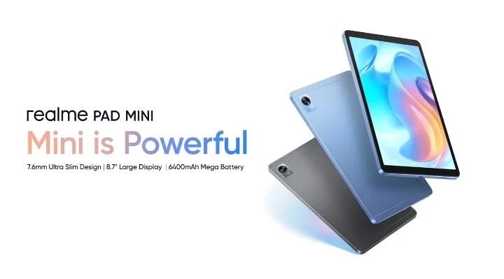 Realme Pad Mini'nin resmi basın görselleri yayınlandı