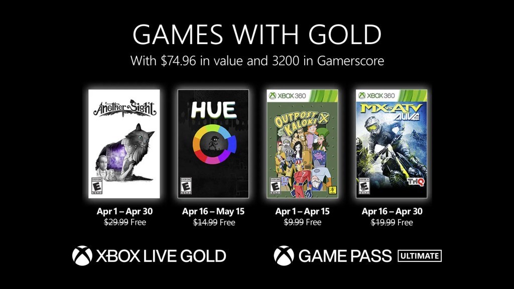 Xbox Live Gold Nisan 2022 ücretsiz oyunları belli oldu