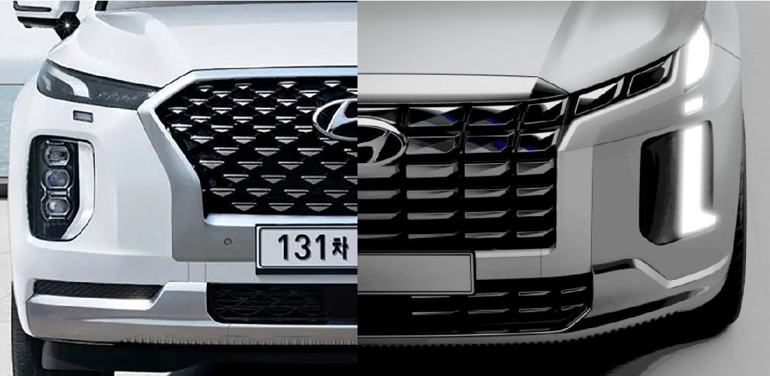 Makyajlı Hyundai Palisade'in ipucu görselleri paylaşıldı