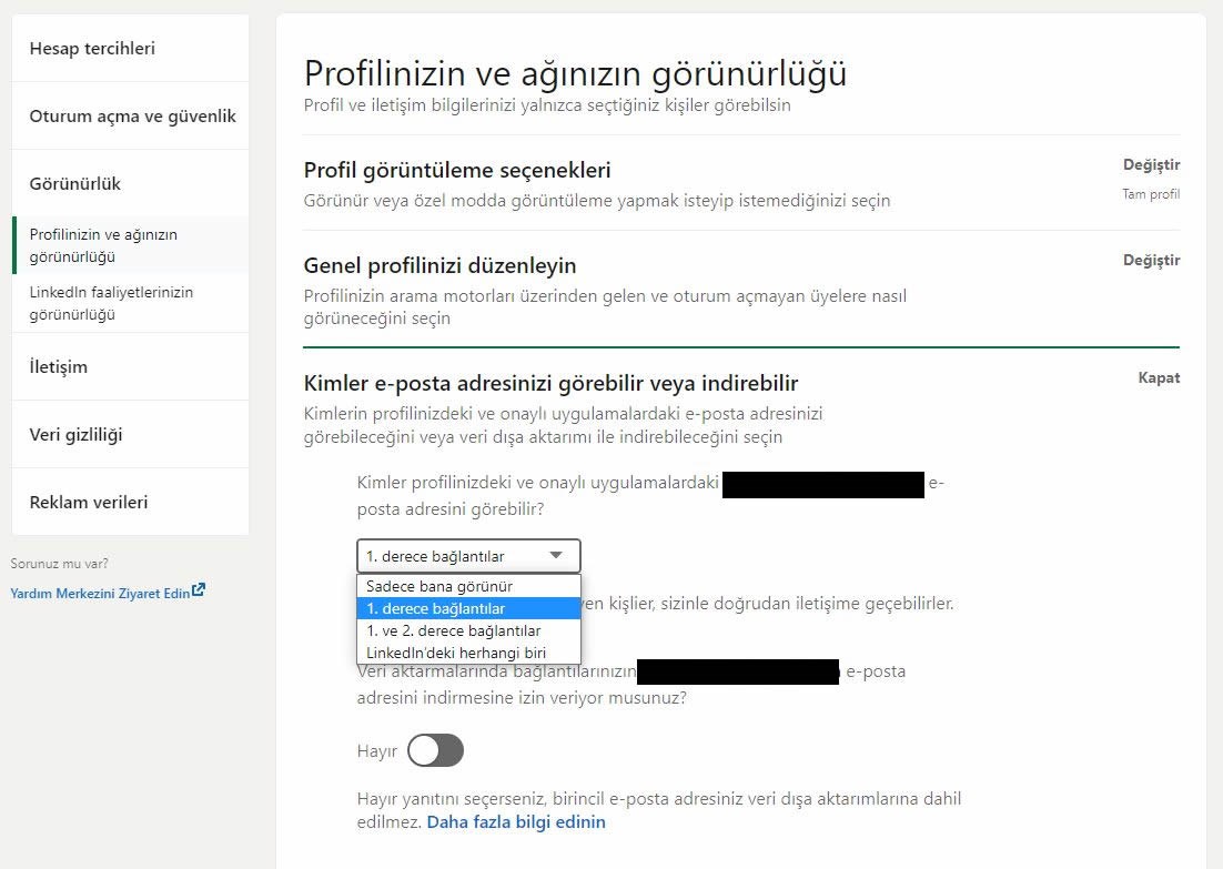 LinkedIn profil görünürlüğünüzü yönetmeniz için 7 ipucu