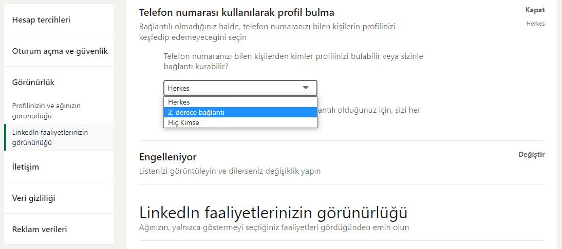 LinkedIn profil görünürlüğünüzü yönetmeniz için 7 ipucu