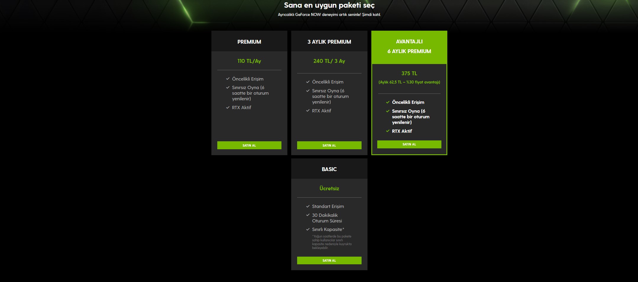 GeForce Now Game+'ın en ucuz iki paketi kaldırıldı