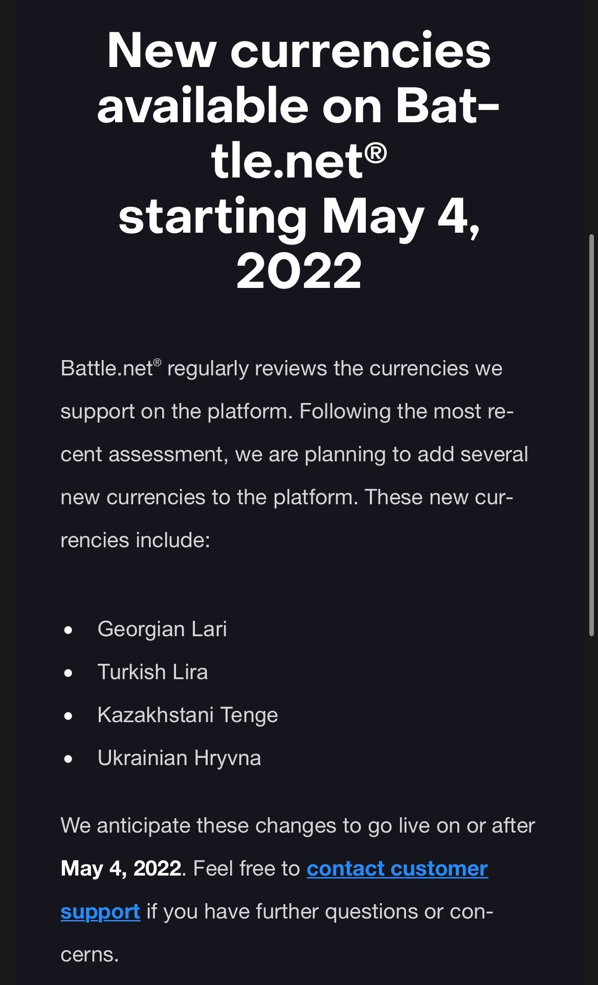 Blizzard'ın dijital platformu Battle.net'e Türk Lirası geliyor