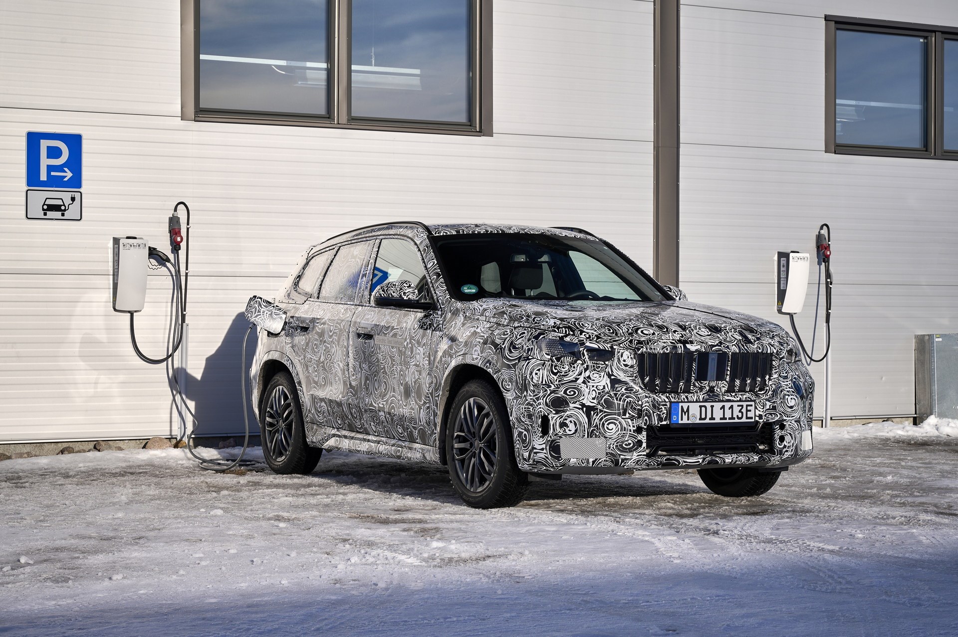 Elektrikli BMW iX1'in kış testlerinden görüntüler paylaşıldı
