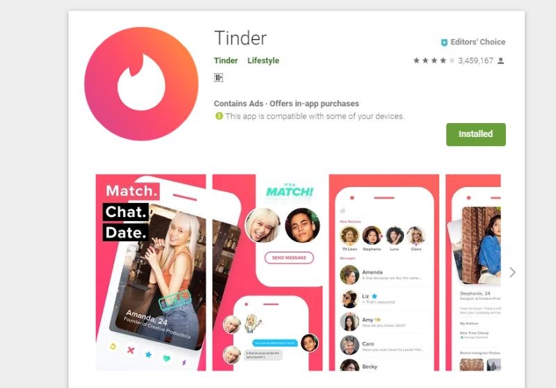 Tinder, kendi ödeme sistemine zorlayan Google'a dava açtı