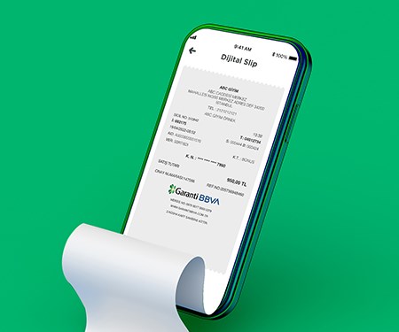Garanti BBVA, basılı fişler yerine dijital slipe geçiş yapıyor