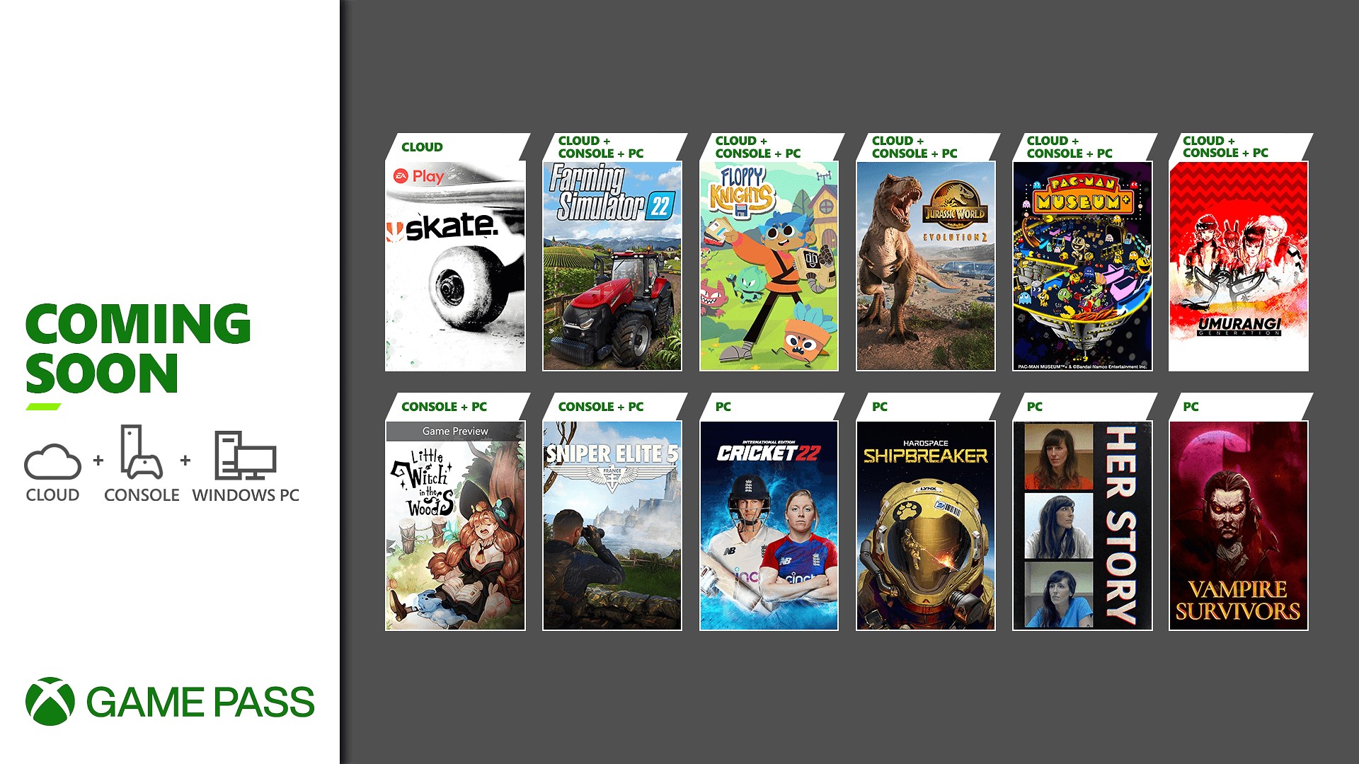 Mayıs ayının devamında Xbox Game Pass'e eklenecek oyunlar