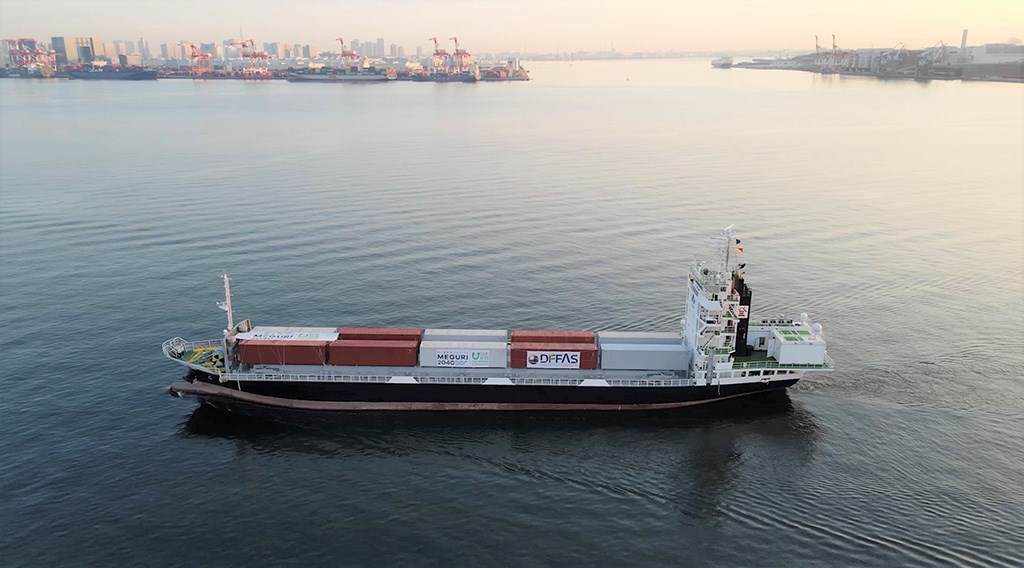 Otonom konteyner gemisi, 790 km'lik güzergahı başarıyla tamamladı