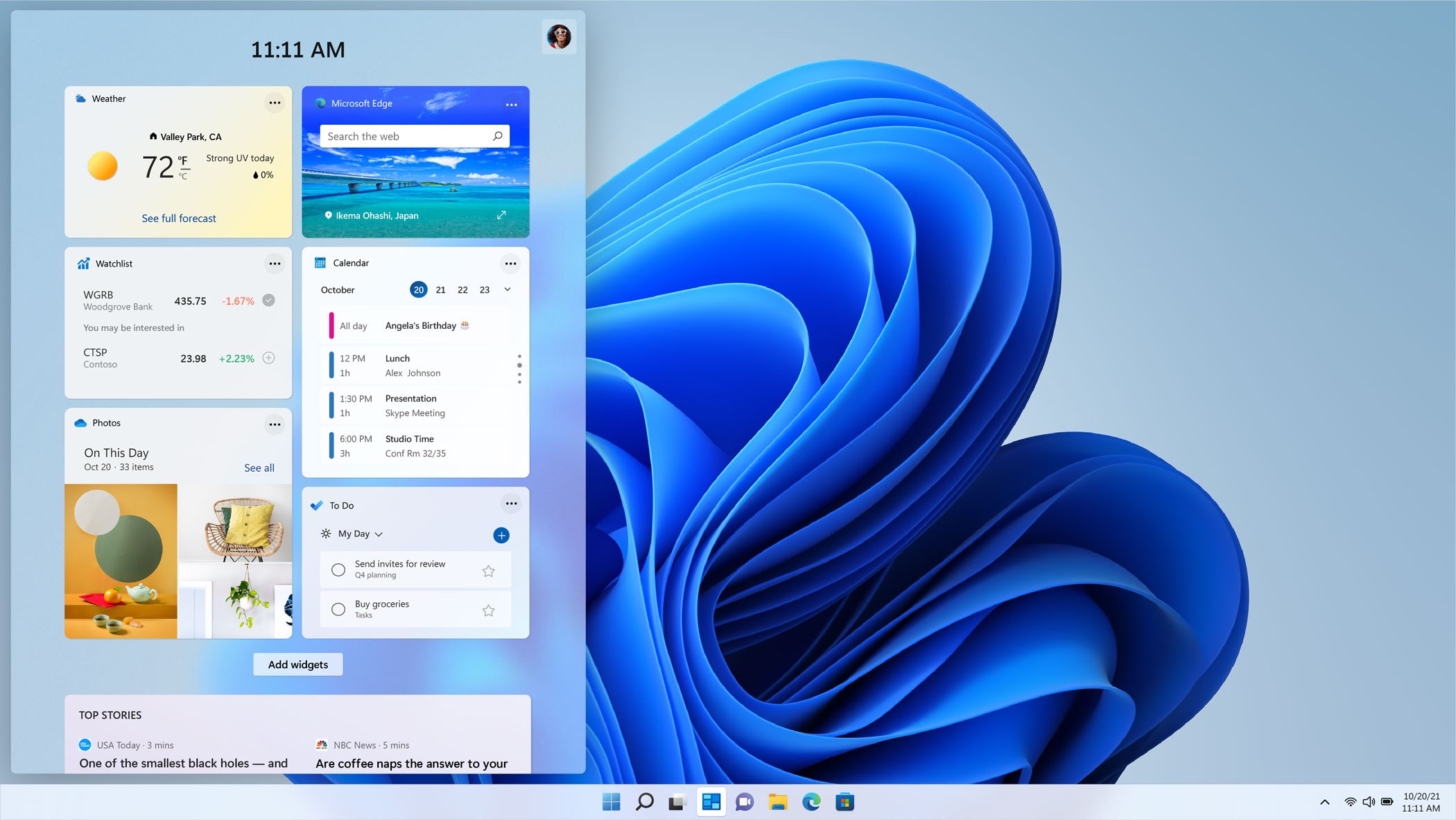 Windows 11'e üçüncü taraf widget desteği geliyor