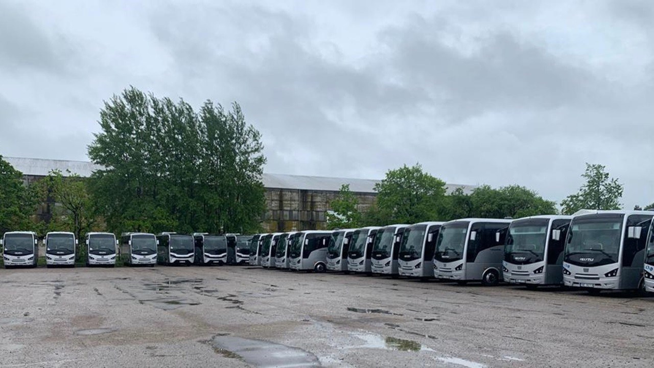 Anadolu Isuzu’dan Letonya'ya 21 adet midibüs ihracatı