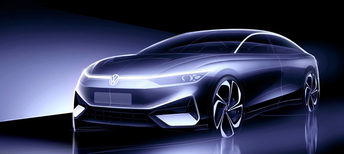 Volkswagen'in elektrikli sedanı ID. Aero'dan yeni ipuçları geldi