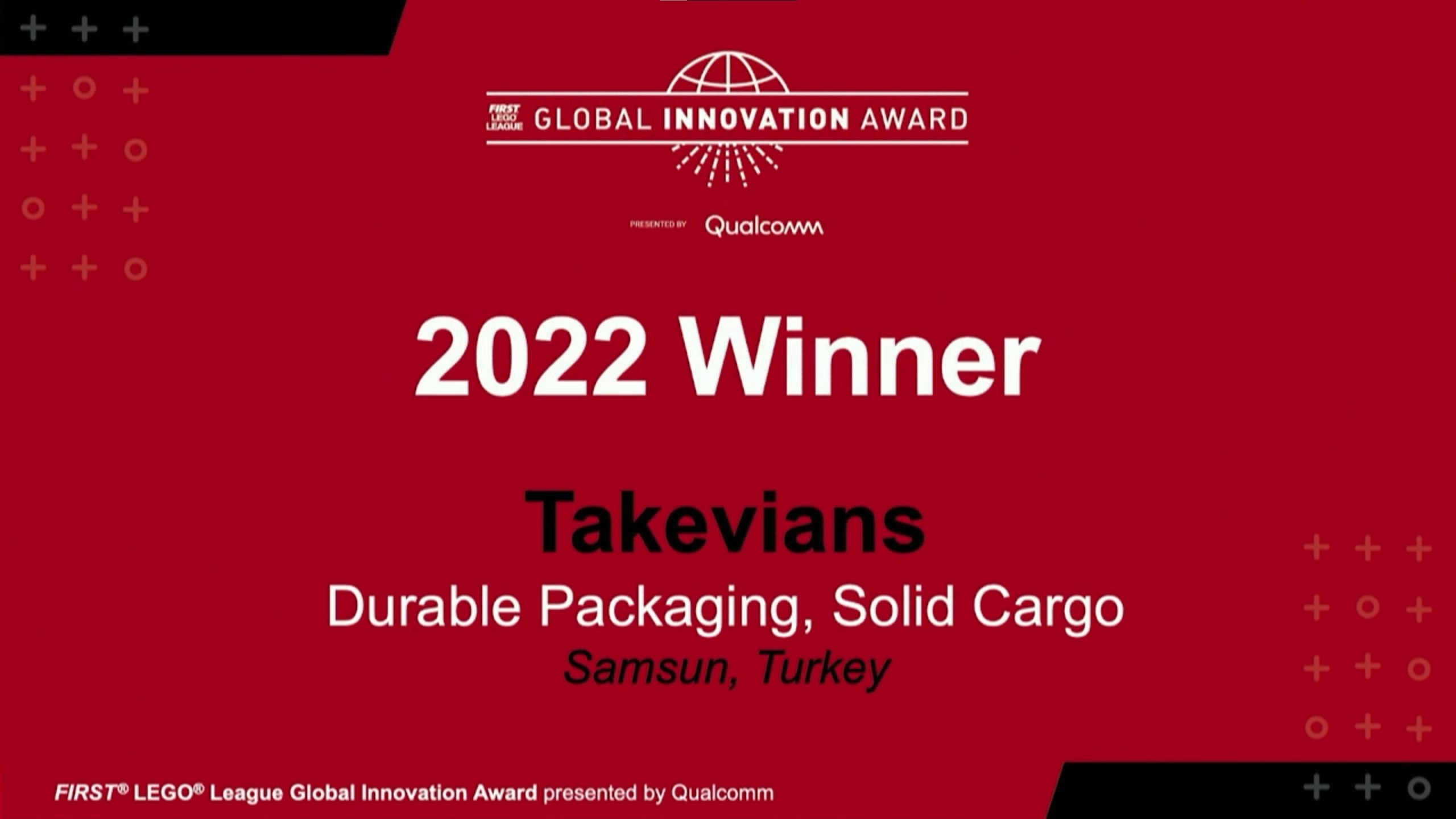 Samsunlu TAKEVIANS takımı Global Innovation Award’ı kazandı