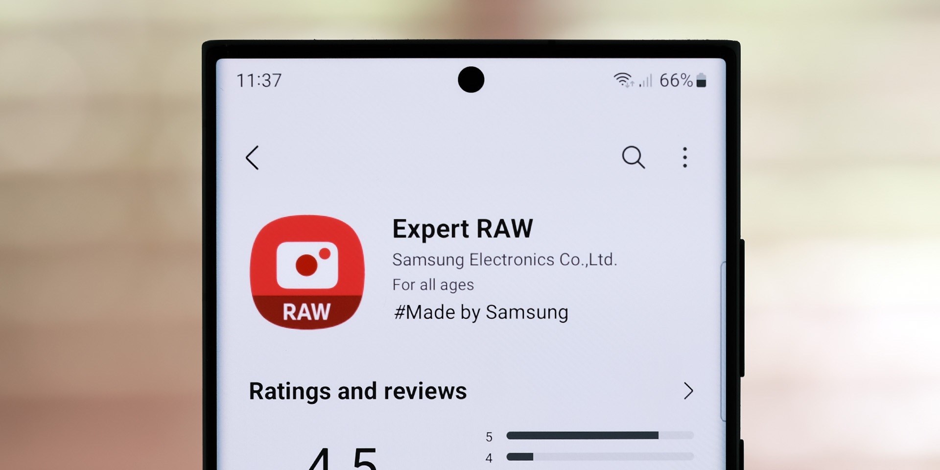 Samsung'un Expert Raw uygulaması yeni özellikler kazanıyor