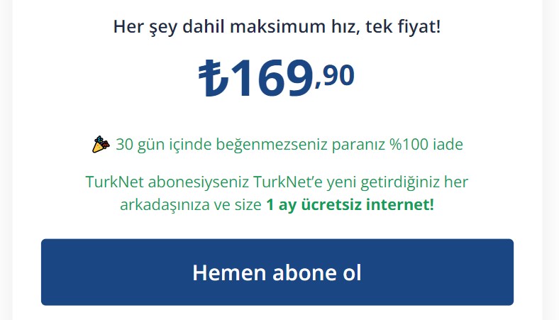 TurkNet'e zam geldi: TurkNet internet fiyatları 2022