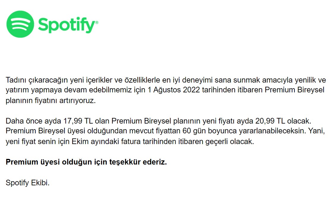 Spotify'a zam geldi: Spotify fiyat listesi 2022