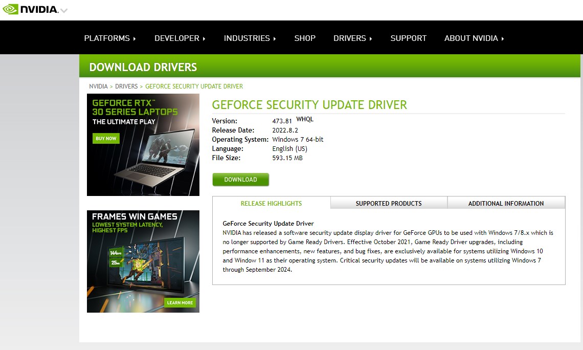 NVIDIA, Windows 7 ve 8 için yeni GeForce sürücüsü yayınladı