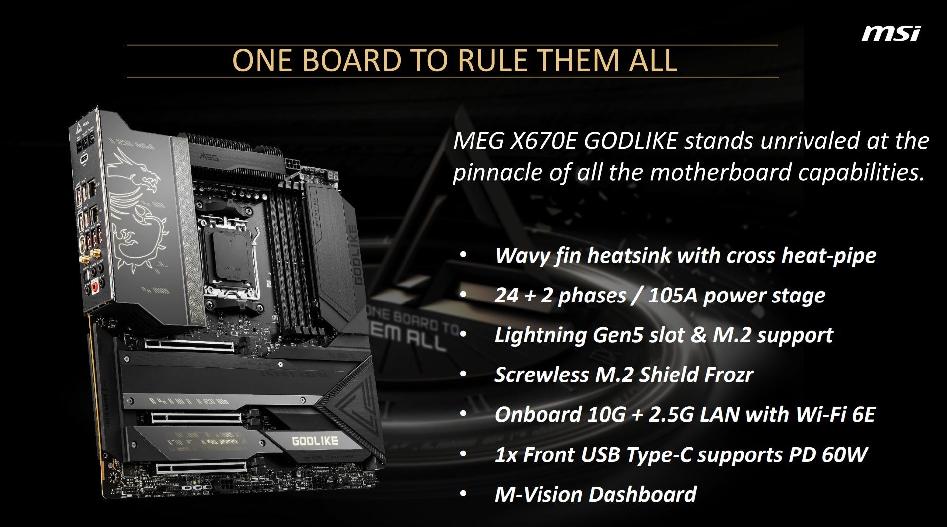 Msi Meg X670E Godlike anakart