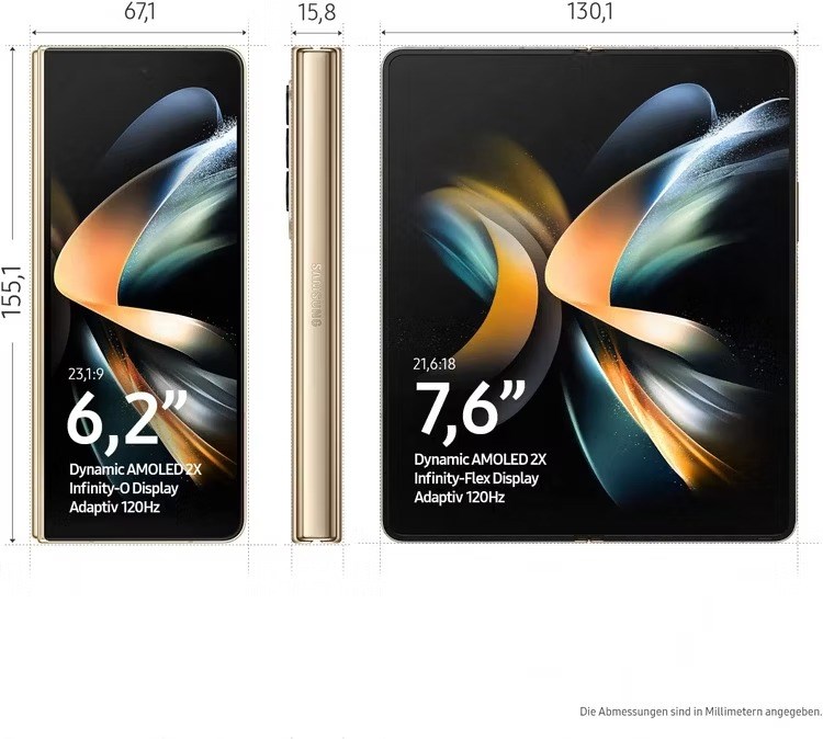 Samsung Galaxy Z Fold 4 daha tanıtılmadan Amazon'da görüntülendi