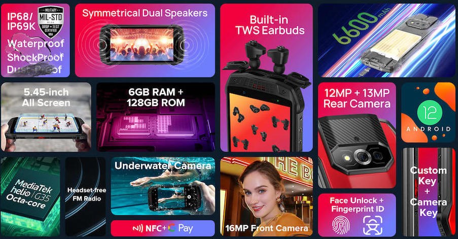 Ulefone Armor 15 özellikleri