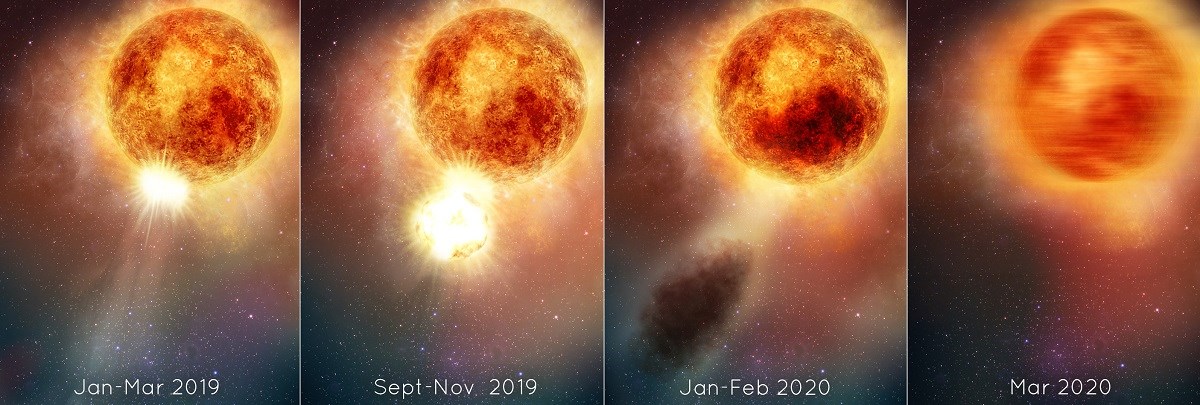 Dev yıldız Betelgeuse, benzeri görülmemiş patlamaya şahit oldu